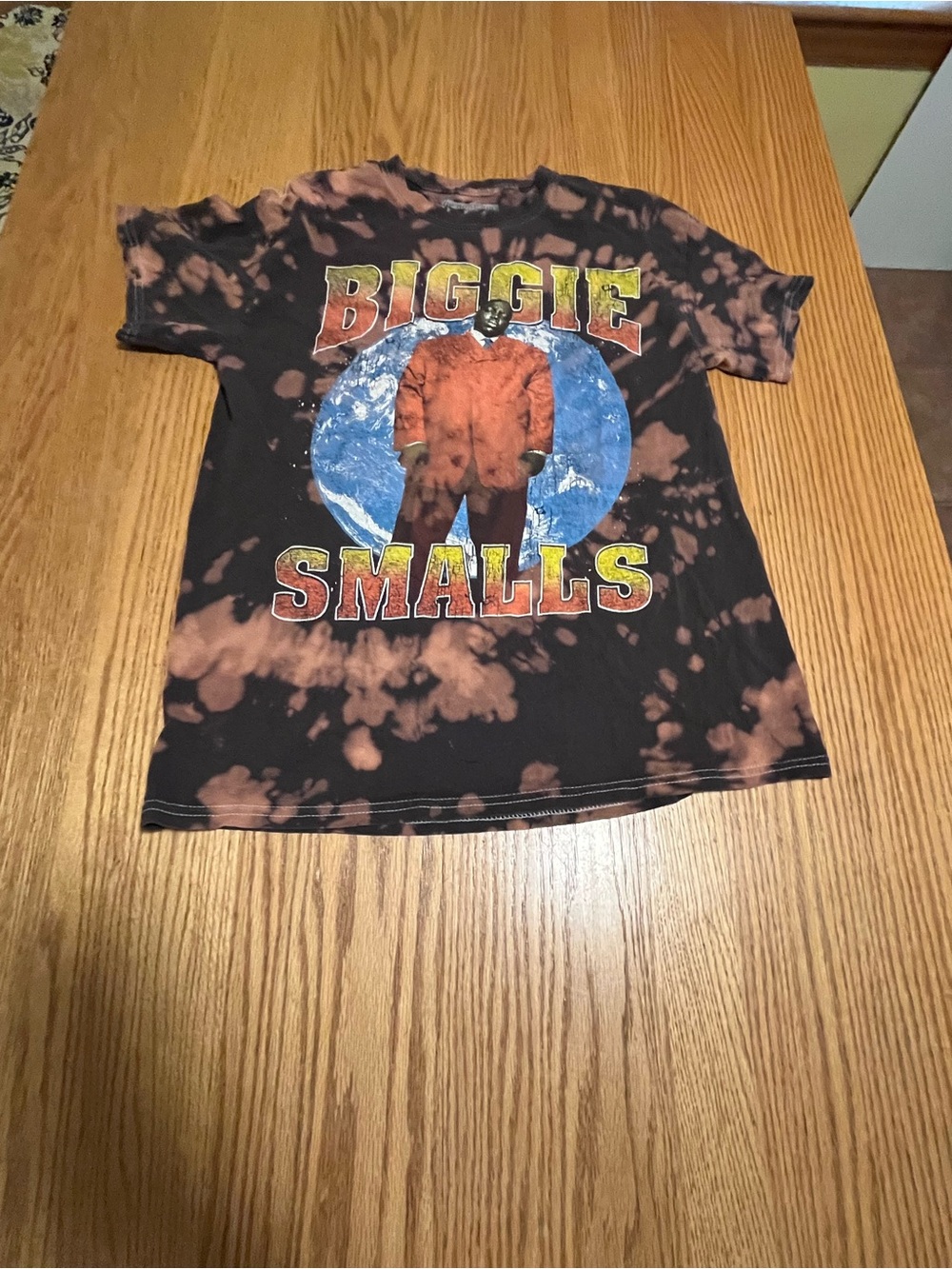 Biggie SMALLS The NOTORIOUS BIG RAP Tee SHIRT MEN'S Sz M HIP HOP RETRO TIE-DYE
